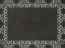 Tortenspitzen rechteckig 30 x 40 cm Schwarz