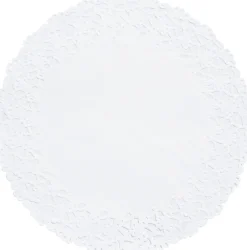 Tortenspitzen, rund Ø 36 cm Weiß