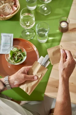 Verschließbares Sacchetto 8,5 x 25 cm Bordeaux