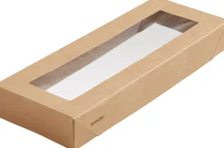 Viking Slim Brick Deckel mit Fenster 1100 ml Braun