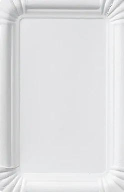 Wurstteller 13 x 20 cm Weiß